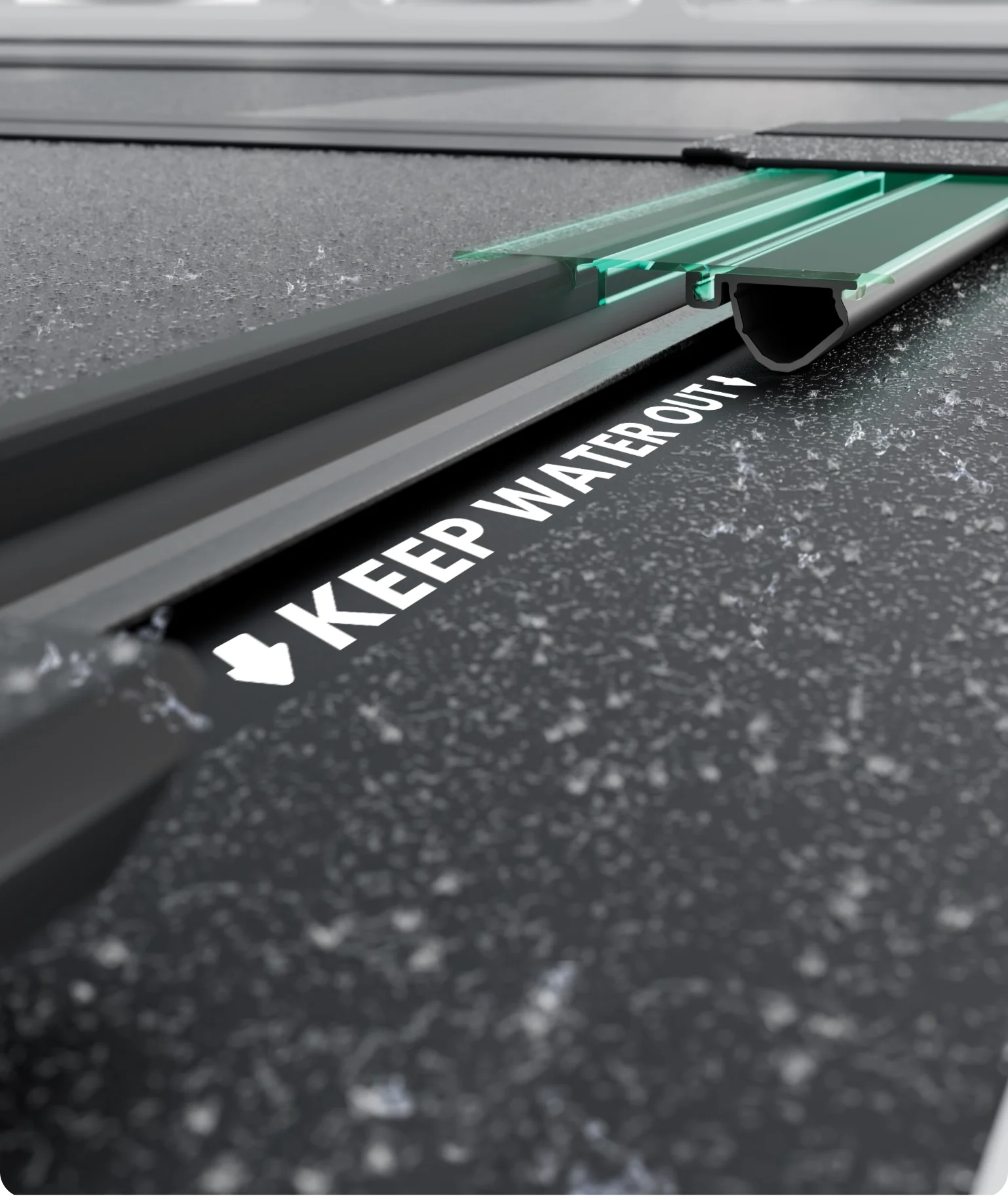 Worksport AL4 Flip-Up Hard Trifold Tonneau Cover