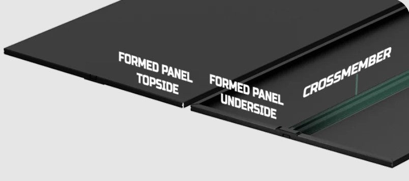 Worksport AL4 Flip-Up Hard Trifold Tonneau Cover