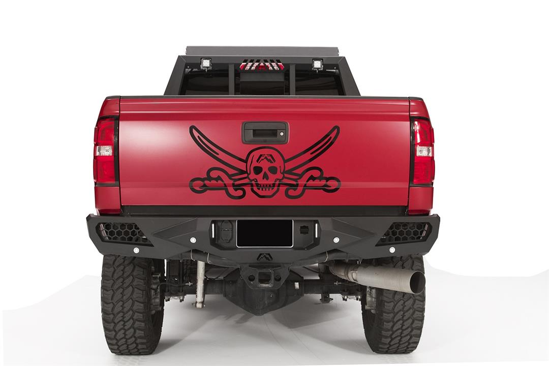 Fab Fours Vengeance Rear Bumpers For 2015-2019 Chevrolet/GMC Silverado/Sierra 2500/3500 - CH15-E3051-1