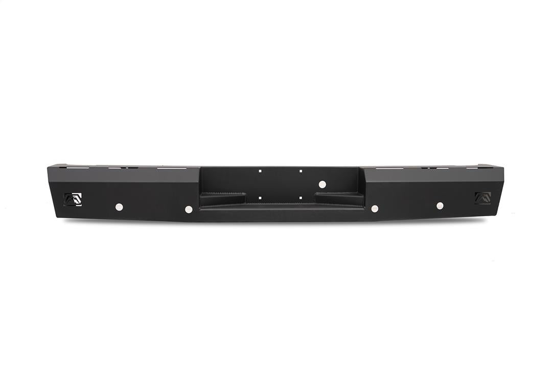 Fab Fours Red Steel Rear Bumpers