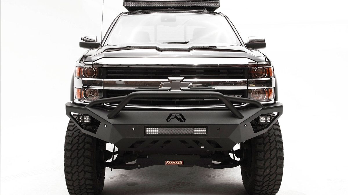 Fab Fours Vengeance Front Bumpers For 2015-2019 Chevrolet Silverado 2500/3500 - CH15-V3052-1