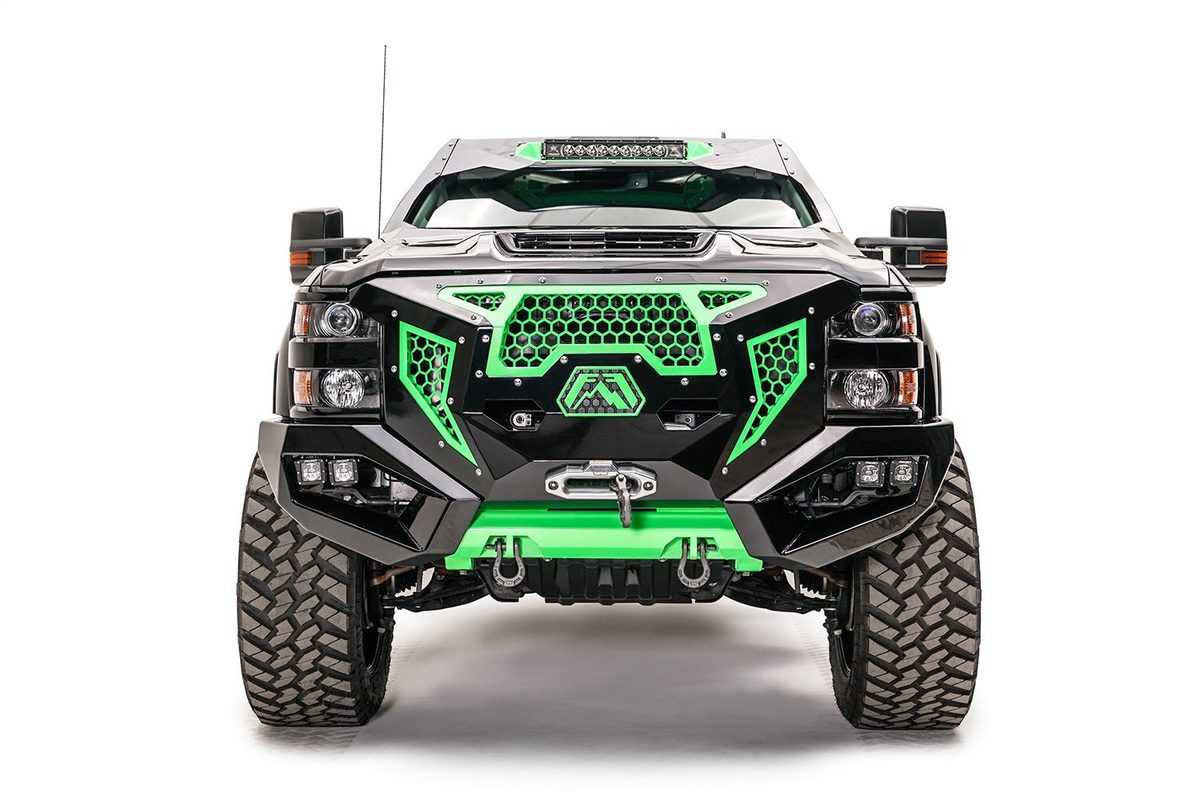 Fab Fours Front Grumpers For 2015-2019 Chevrolet Silverado 2500/3500 - GR3000-1