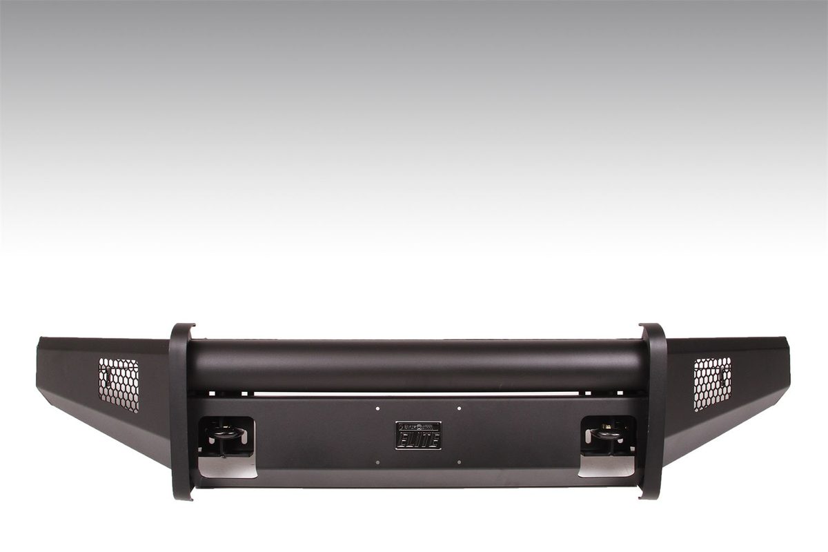 Fab Fours Black Steel Elite Front Bumpers For 2015-2017 Ford F-150