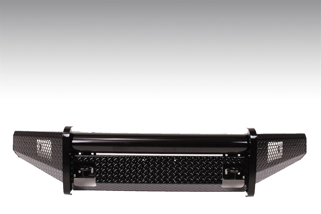 Fab Fours Black Steel Front Bumpers For 2015-2017 Ford F-150