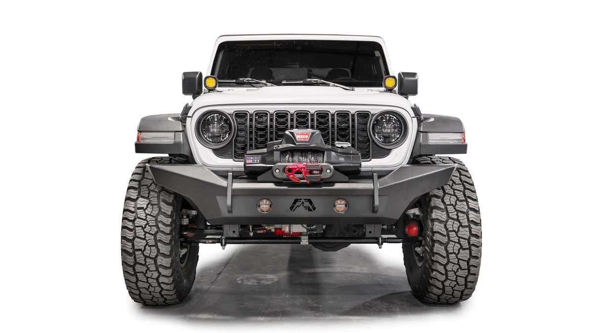 Fab Fours Lifestyle 3/4th Winch Bumper For Jeep Gladiator