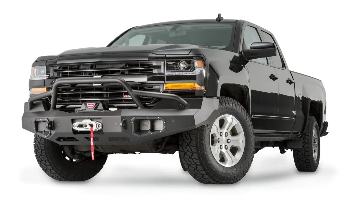 Warn Ascent Front Bumper For 2016-2018 Chevrolet Silverado 1500 - 100920