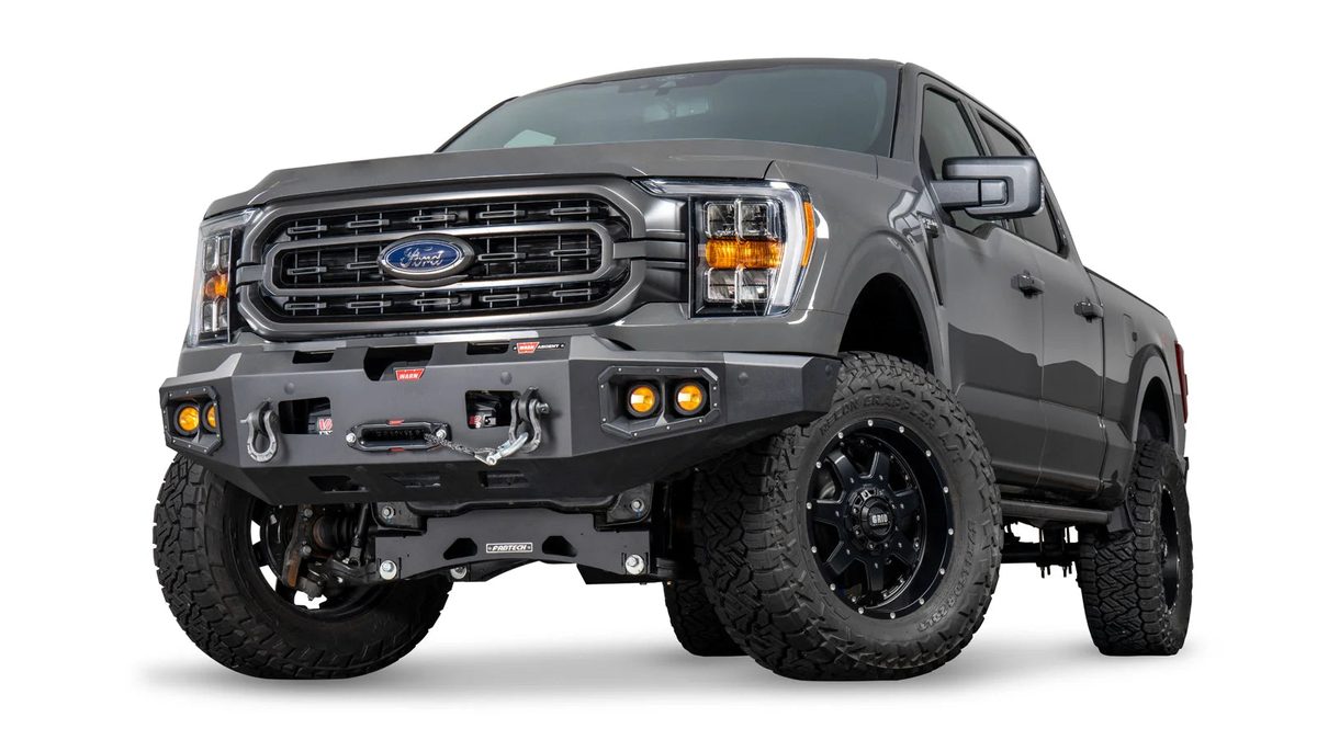 Warn Ascent Front Bumper For 2021-2026 Ford F-150 - 107638