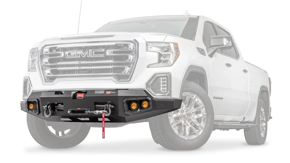 Warn Ascent Front Bumper For 2019-2026 GMC Sierra 1500 - 108009