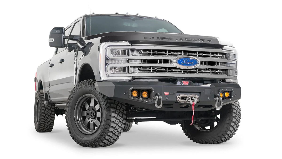 Warn Ascent Front Bumper For 2023-2026 Ford F-250/F-350/F-450