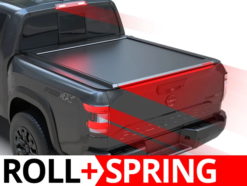 Tessera Roll+ Spring-Assisted Retractable Tonneau Bed Cover For 22-26 Nissan Frontier 6'1" Bed - 5212062601902