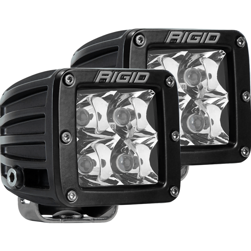 Rigid Industries D-Series Pro Spot Surface Mount Black Pair - 202213