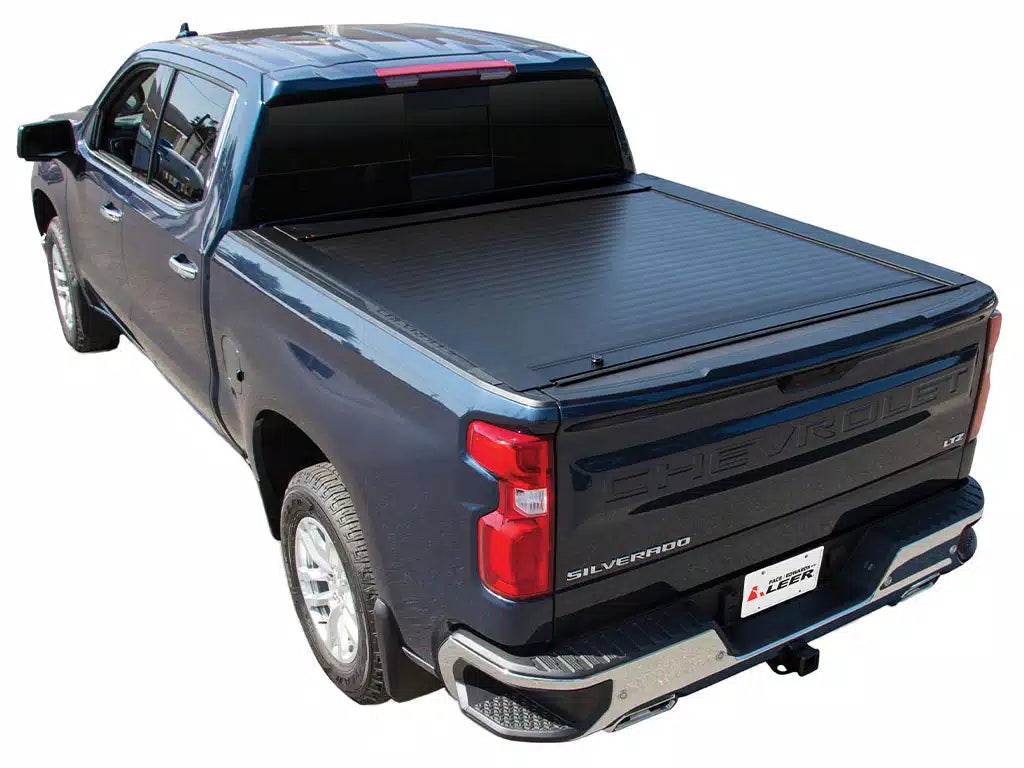 Pace Edwards Matte Black JackRabbit Manual Retractable Tonneau Cover For 16-26 Nissan Titan XD & 17-26 Titan 6'7" Bed - M-JRNA15A41