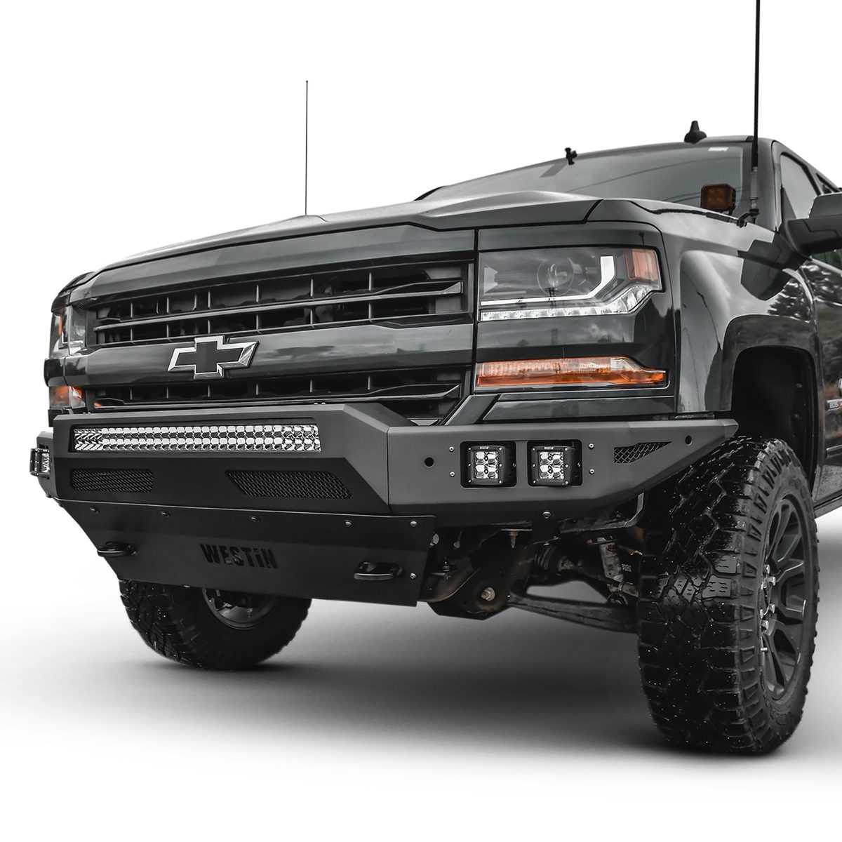 Westin Pro-Mod Front Bumper For 2016-2018 Chevrolet Silverado 1500 (Incl. 2019 LD) - 58-41005