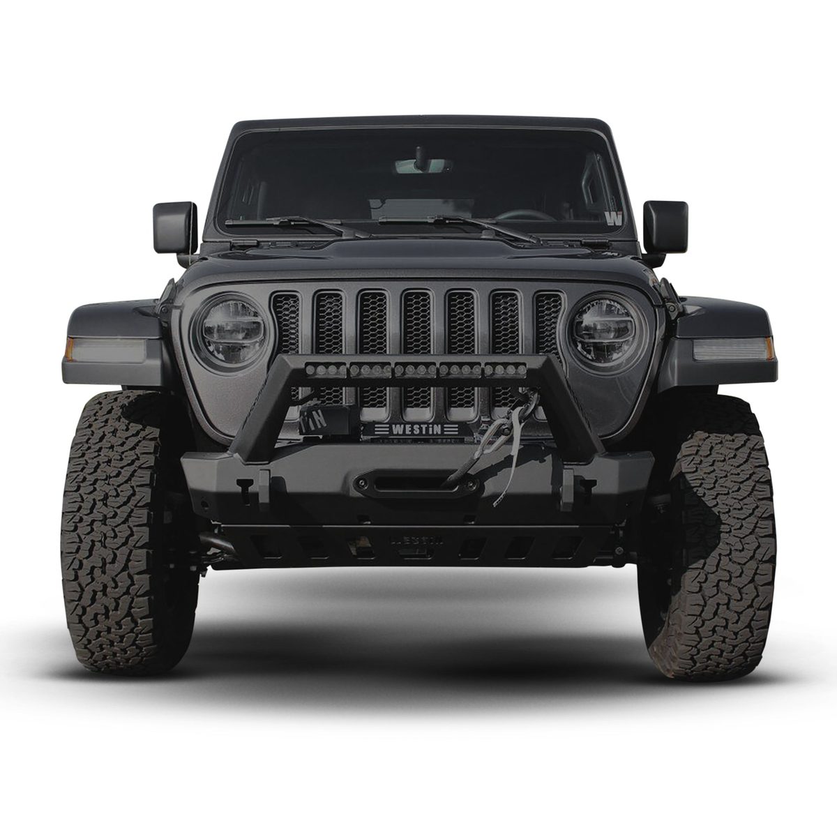 Westin WJ2 Stubby Front Bumper
