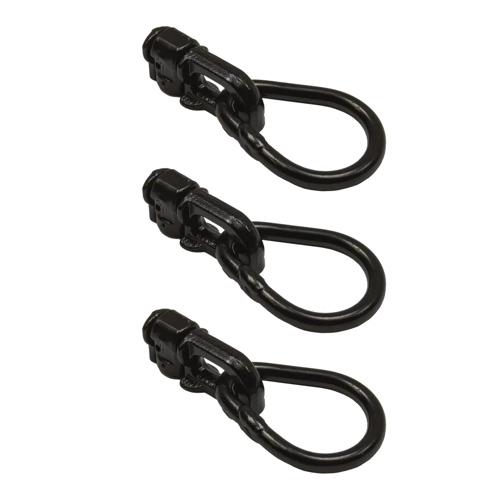 Chandler ADAPT L-Track D-Ring w/ Oval Eyelet (3 Pack)