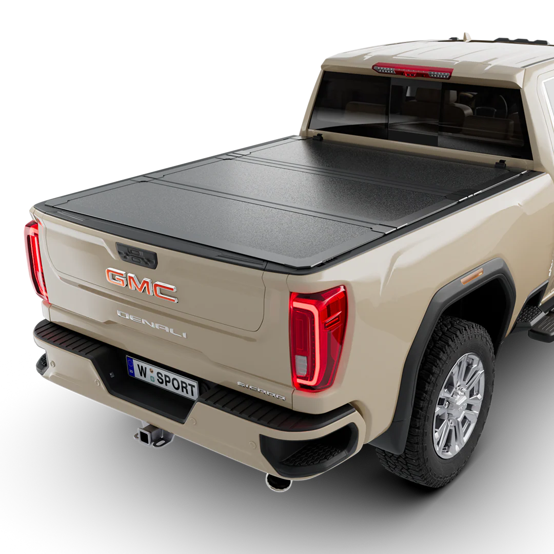 Worksport HD3 Quick Latch Hard Folding Tonneau Cover For 2007-2018 Chevrolet/GMC Silverado/Sierra 1500 5'8" Bed - 4512350