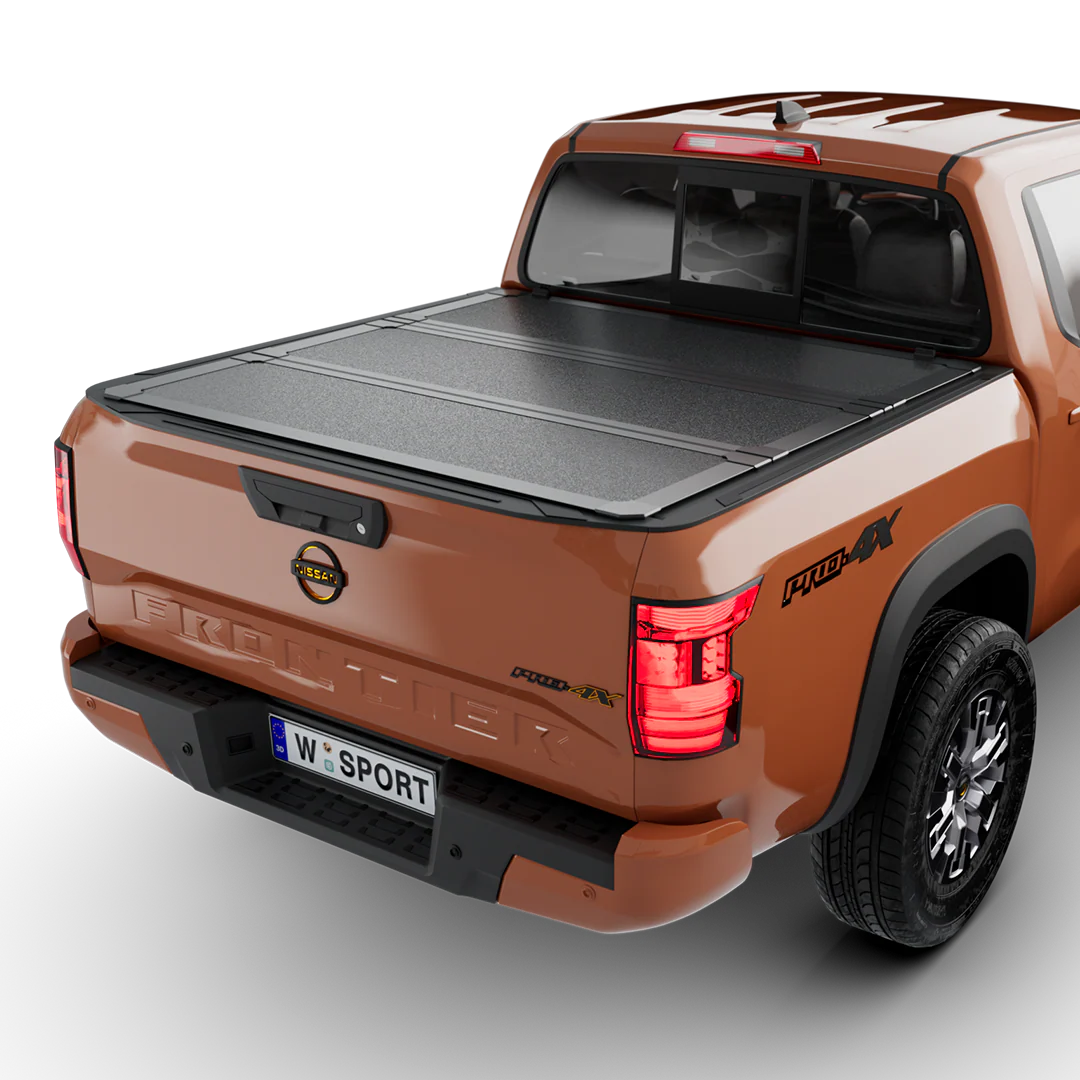 Worksport HD3 Quick Latch Hard Folding Tonneau Cover For 2005-2021 Nissan Frontier 5' Bed