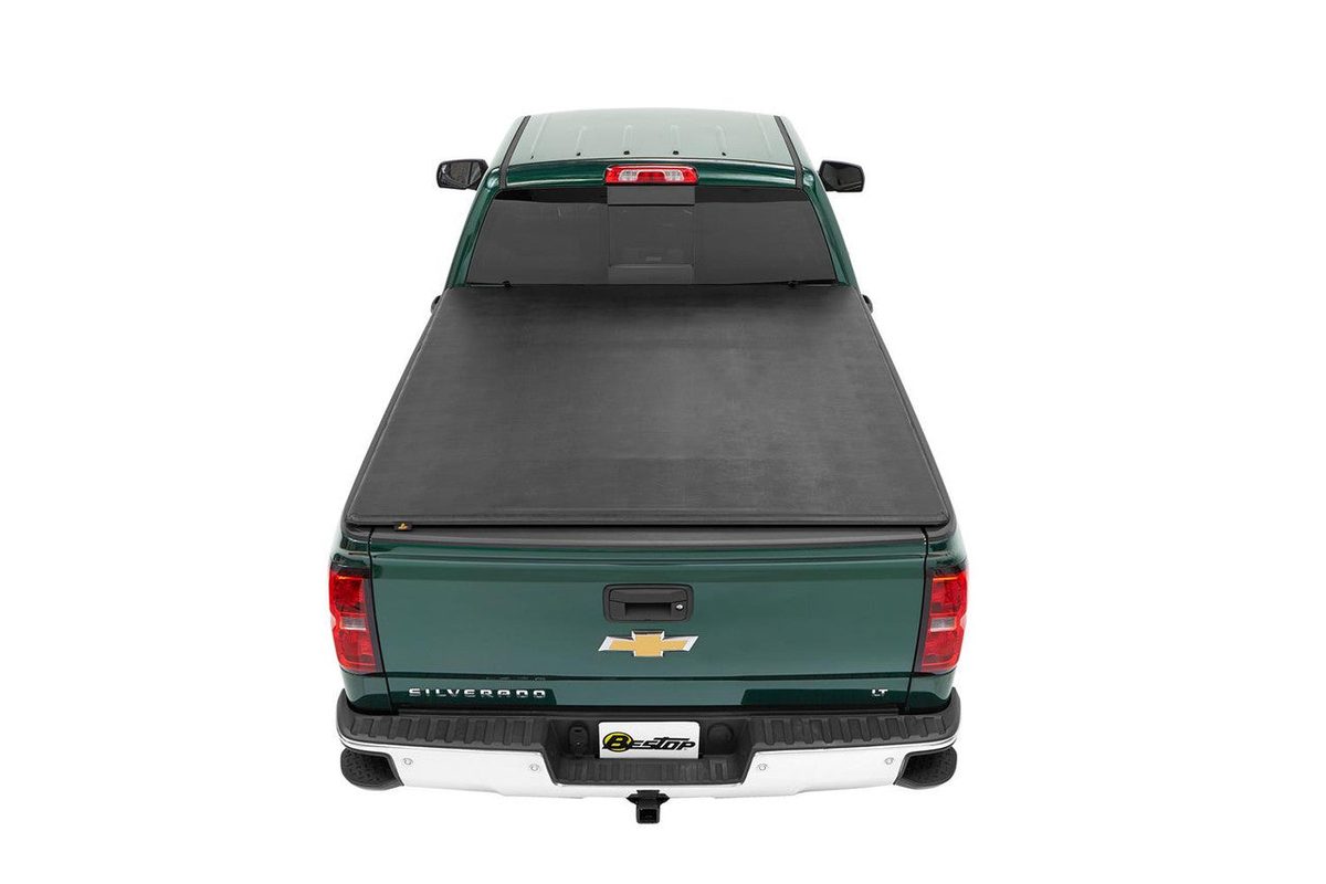 BesTop EZ-Fold™ Soft Tri-Fold Tonneau Cover For 2007-2013 Chevrolet Silverado/GMC Sierra 1500 5'8" Bed - 16212-01