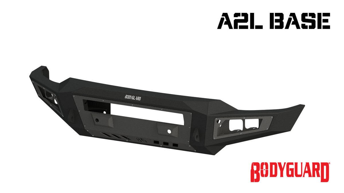 Bodyguard A2L Base Front Bumper For 2017-2022 Ford F-450 - GAF17D