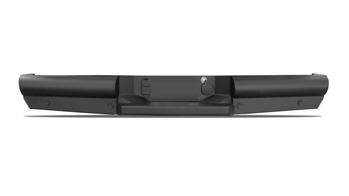 Fab Fours Black Steel Elite Rear Bumpers For 2007-2010 Chevrolet/GMC Silverado/Sierra 2500/3500 - CH08-U1450-1