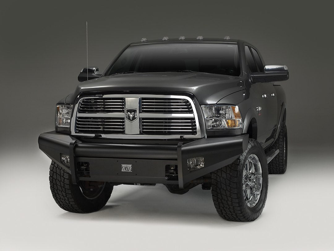Fab Fours Black Steel Elite Front Bumpers For 2006-2009 Dodge RAM 2500/3500