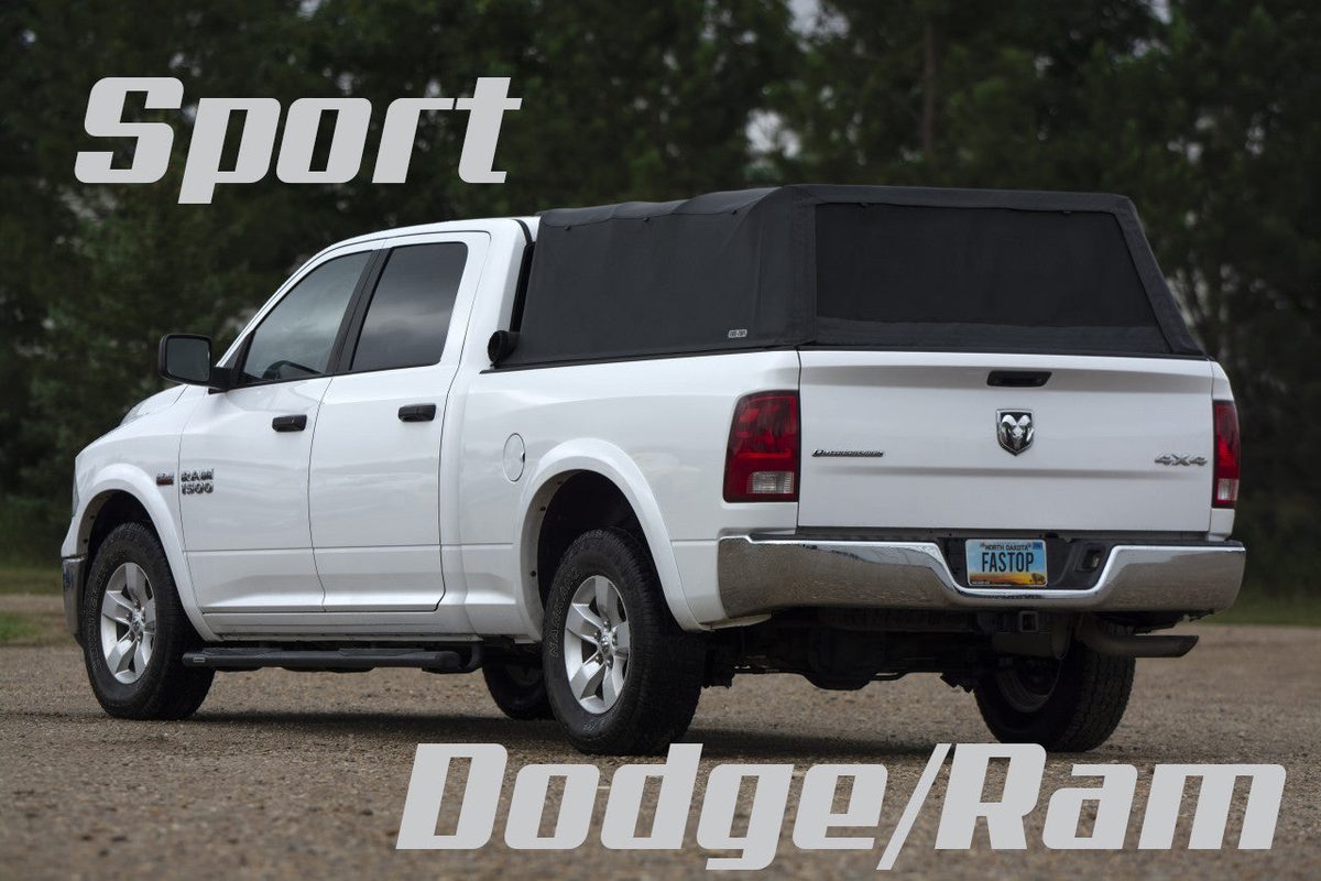 Fas-Top Traveler Sport | 2 in 1 Topper & Tonneau Cover For 2019-2026 RAM 1500 5'7" Bed