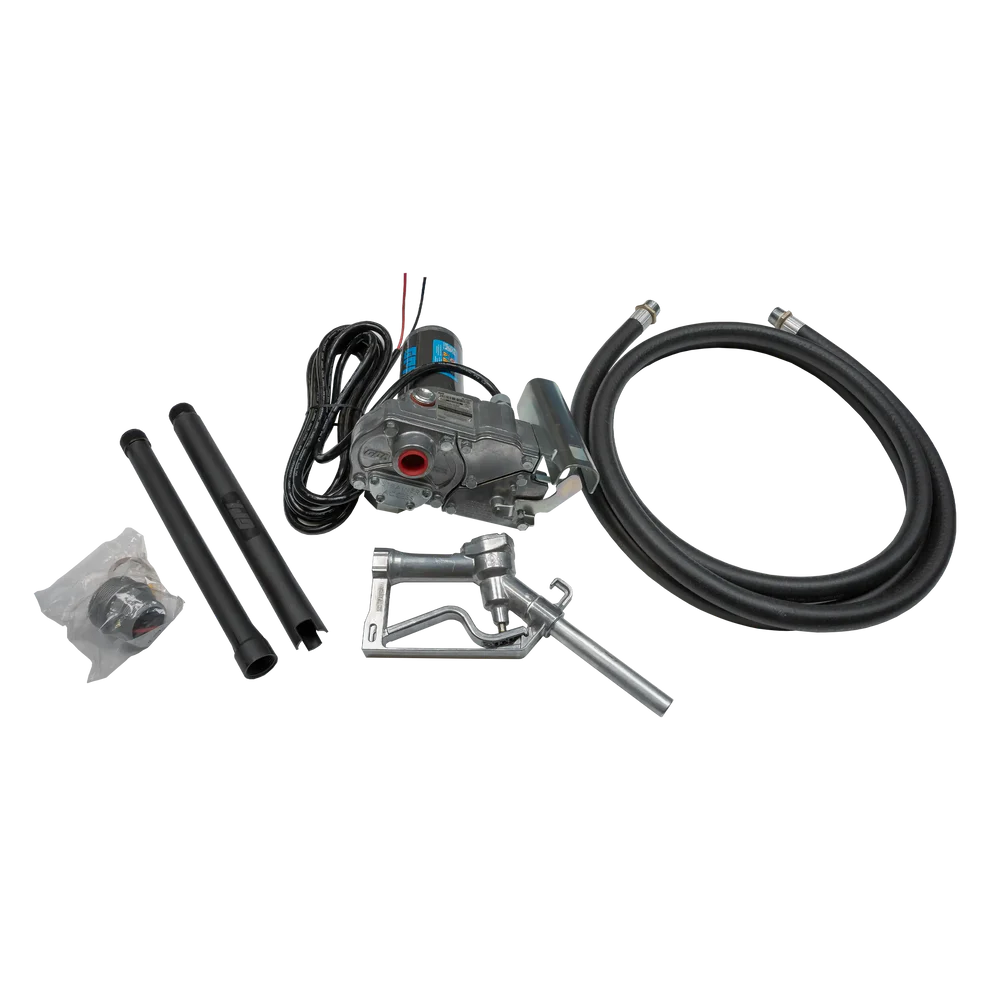 Chandler GPI 12V 15 GPM Fuel Transfer Pump - Manual Nozzle