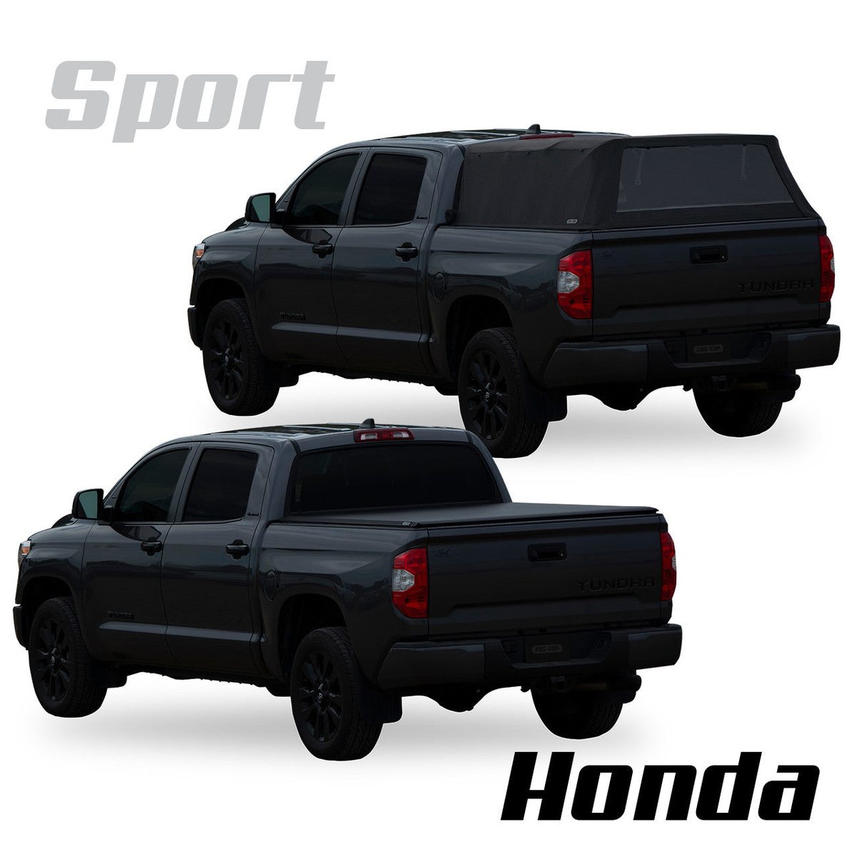 Fas-Top Traveler Sport | 2 in 1 Topper & Tonneau Cover For 2017-2026 Honda Ridgeline 5'4" Bed