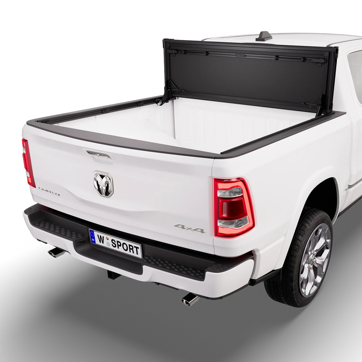 Worksport NEXUS Flip-Up Hard Tonneau Cover For 02-18 RAM 1500, 19-26 Classic & 03-26 2500/3500 6'4" Bed - 4827160