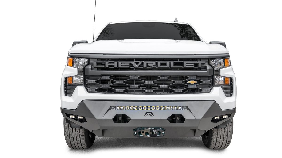 Fab Fours Matrix Front Bumpers For 2022-2026 Chevrolet Silverado 1500