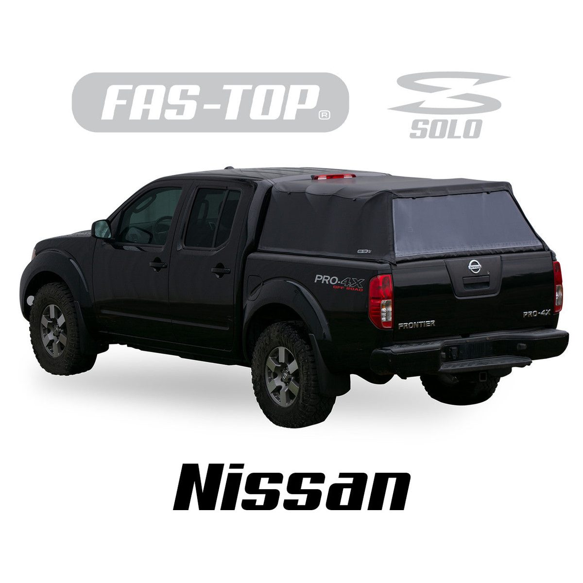 Fas-Top Solo Soft Truck Topper For 2016-2024 Nissan Titan/Titan XD 6'7" Bed - 23211