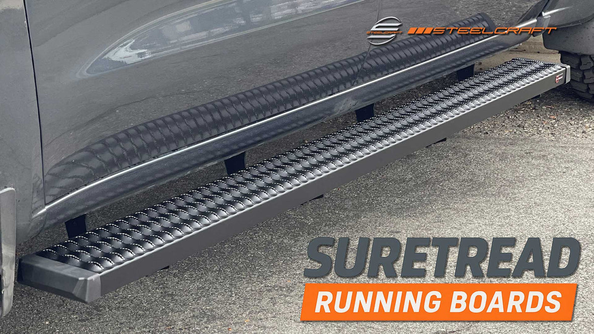 Steelcraft STX800 Running Boards For 15-25 Ford F-150 & 17-25 F-250/350/450