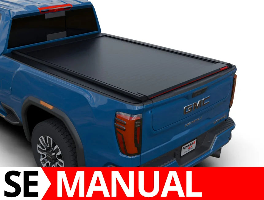Tessera SE Manual Retractable Tonneau Bed Cover For 15-19 GMC/Chevrolet Sierra/Silverado 2500/3500 HD 6'6" Bed - 5212062605214