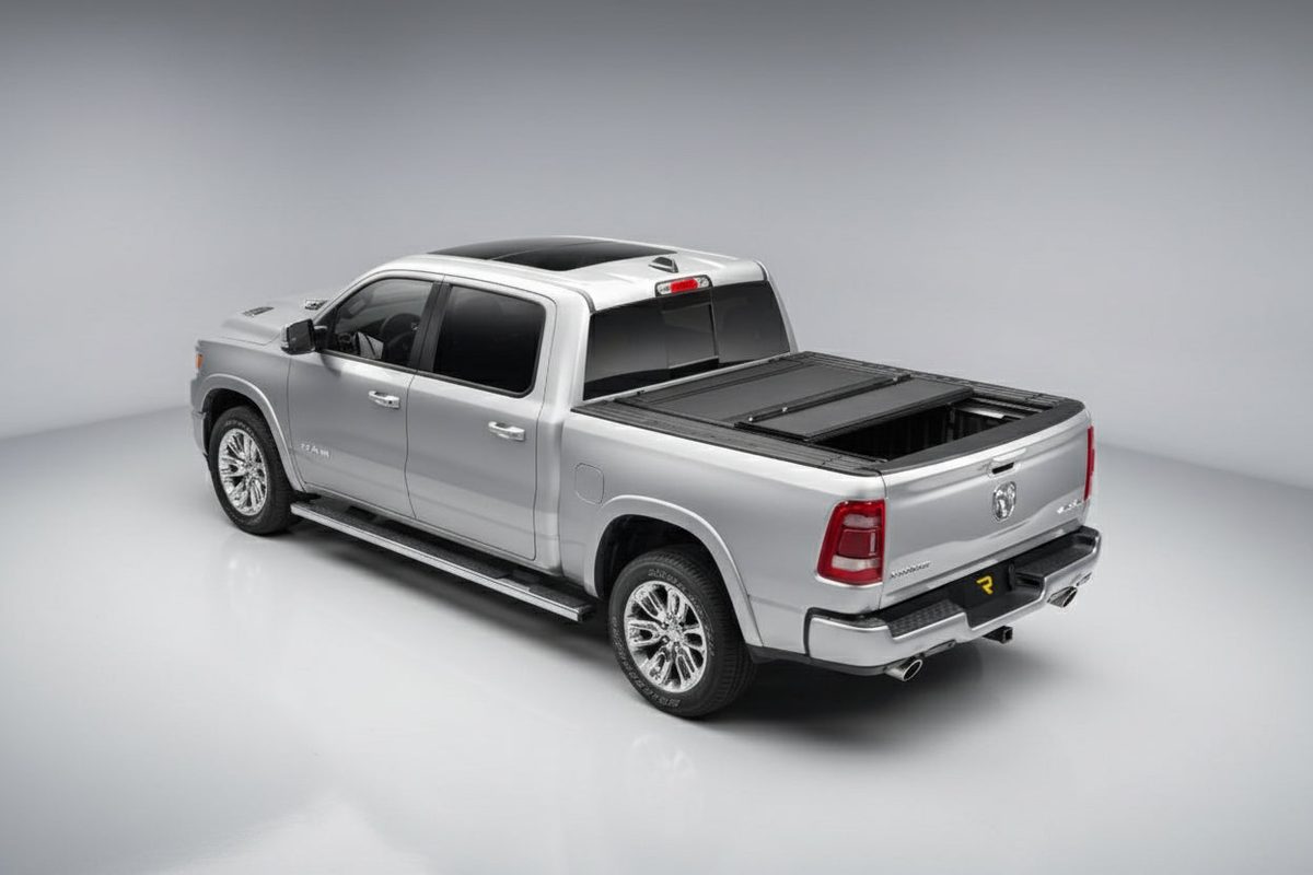 BAKFlip MX4 Hard Folding Tonneau Cover For 02-18 RAM 1500 & 03-26 2500/3500 8' Bed - 448204