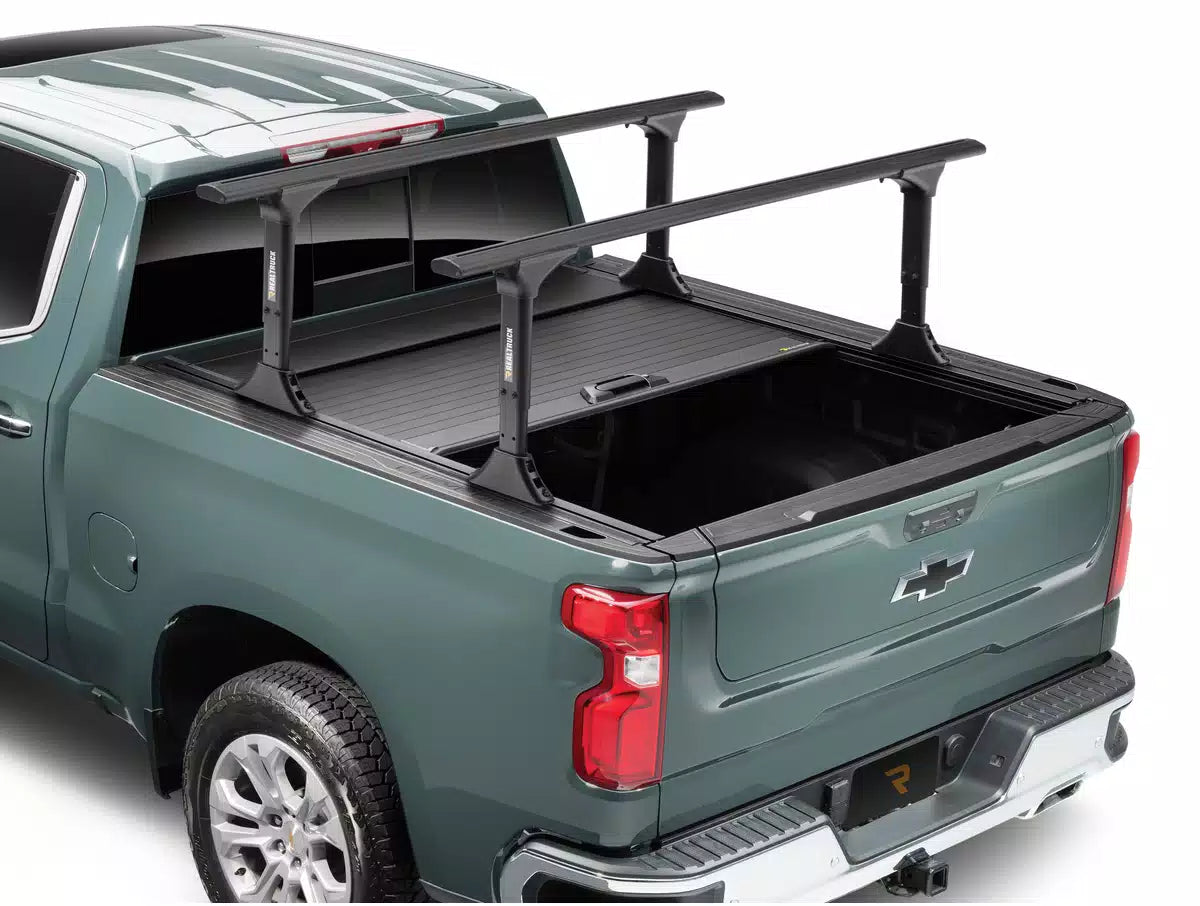 RealTruck FlushFit MRC-3000 Manual Retractable Tonneau Cover w/ T-Slot Rail For 07-21 Toyota Tundra 5'7" Bed - MRC30TO15A0