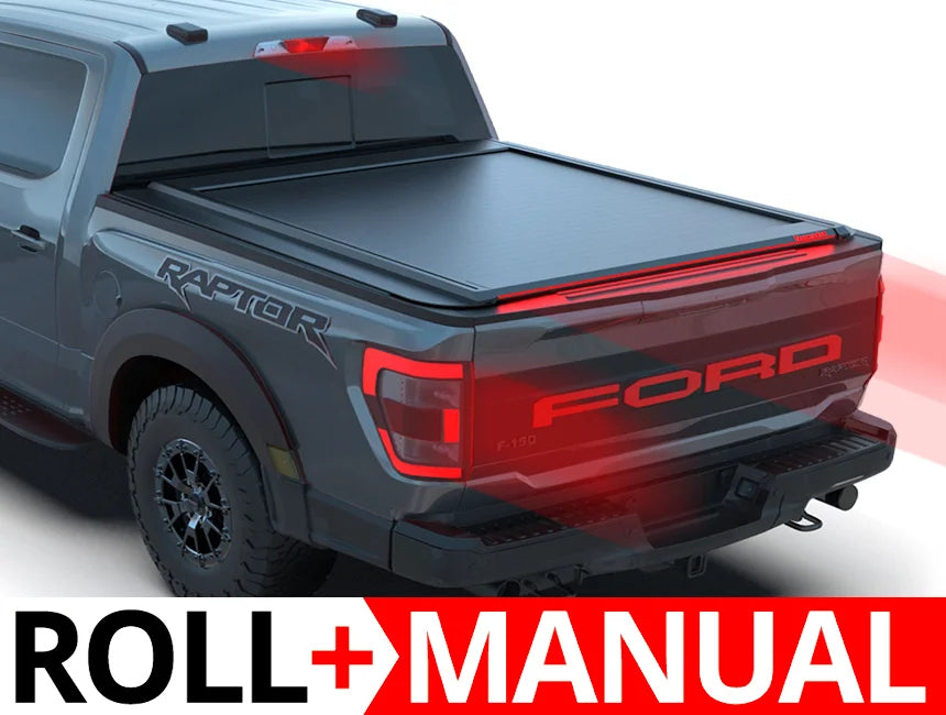 Tessera Roll+ Manual Retractable Tonneau Bed Cover For 15-26 Ford F-150 6'7" Bed - 5212062602305