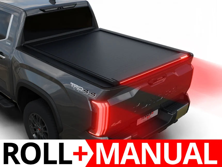 Tessera Roll+ Manual Retractable Tonneau Bed Cover For 07-21 Toyota Tundra 5'7" Bed - 5212062602756