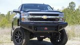 Fab Fours Black Steel Front Bumpers For 2020-2023 Chevrolet Silverado 2500/3500 — view 1 of 8