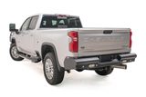Fab Fours Black Steel Elite Rear Bumpers For 2020-2024 Chevrolet/GMC Silverado/Sierra 2500/3500 - CH20-U4950-1 — view 3 of 3