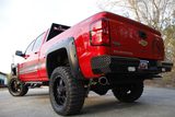 Fab Fours Black Steel Rear Bumpers For 2014-2018 Chevrolet/GMC Silverado/Sierra 1500 & 2019 LD/LTD - CS14-T3150-1 — view 1 of 2