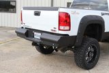 Fab Fours Black Steel Elite Rear Bumpers For 1999-2006 Chevrolet/GMC Silverado/Sierra 2500/3500 & 2007 Classic - CH99-U1250-1 — view 2 of 2