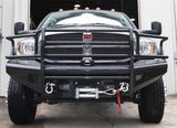 Fab Fours Black Steel Front Bumpers For 2003-2005 Dodge RAM 2500/3500 — view 4 of 6