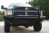 Fab Fours Black Steel Front Bumpers For 2003-2005 Dodge RAM 2500/3500 — view 5 of 6