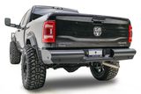 Fab Fours Black Steel Elite Rear Bumpers For 2019-2024 RAM 2500/3500 - DR19-U4450-1 — view 2 of 3