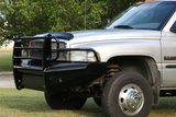 Fab Fours Black Steel Front Bumpers For 1994-2002 Dodge RAM 2500/3500 — view 7 of 8