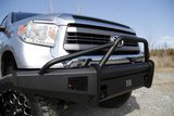 Fab Fours Black Steel Elite Front Bumpers For 2007-2013 Toyota Tundra — view 6 of 8