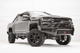 Fab Fours Black Steel Front Bumpers For 16-18 Chevrolet Silverado 1500 & 2019 LD — view 7 of 8