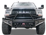 Fab Fours Black Steel Front Bumpers For 1994-2002 Dodge RAM 2500/3500 — view 4 of 8