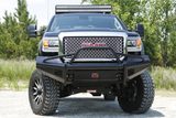 Fab Fours Black Steel Front Bumpers For 2007-2010 GMC Sierra 2500/3500 — view 5 of 8