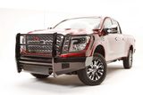 Fab Fours Black Steel Front Bumpers For 16-24 Nissan Titan XD & 17-24 Nissan Titan — view 3 of 4